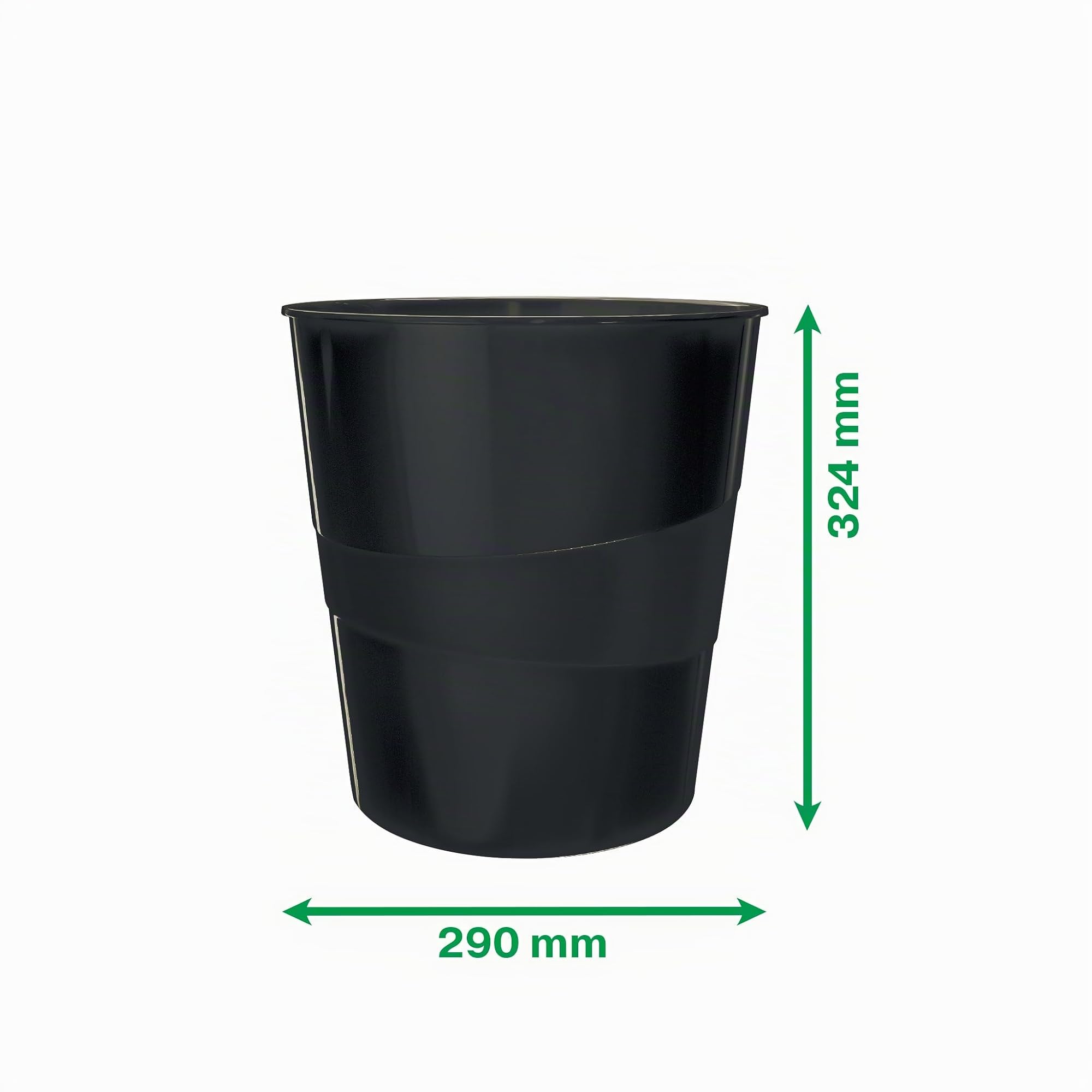 leitz-recycle-cestino-gettacarte-15-l-nero-53280095 image 4
