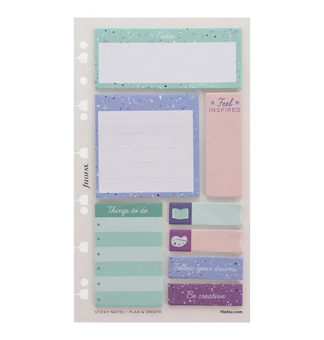 filofax-expressions-set-sticky-notes-e-segnapagina-colorati image 1