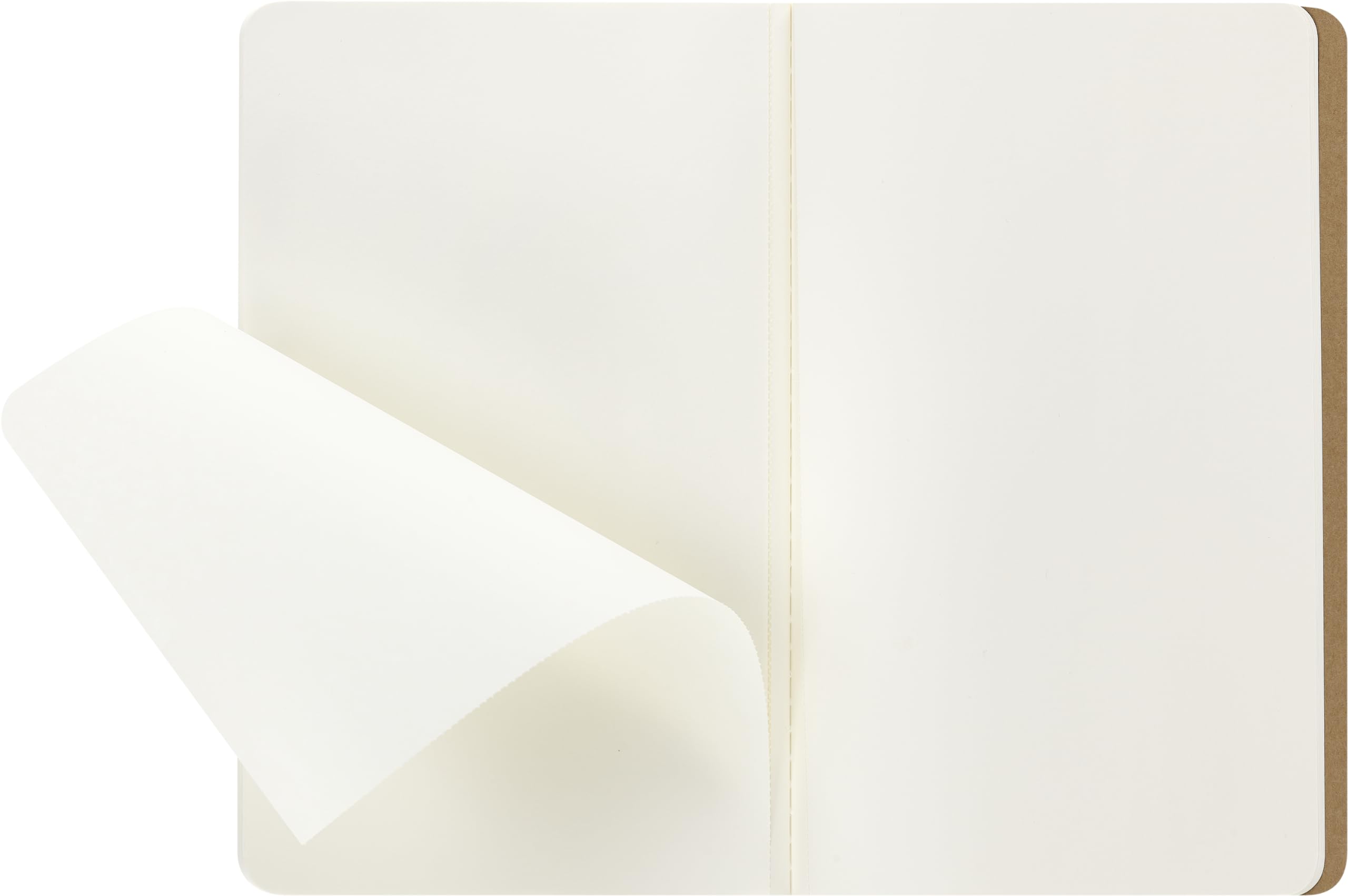moleskine-cahier-journal-set-3-quaderni-large-13x21-cm-marrone-pagine-bianche image 4
