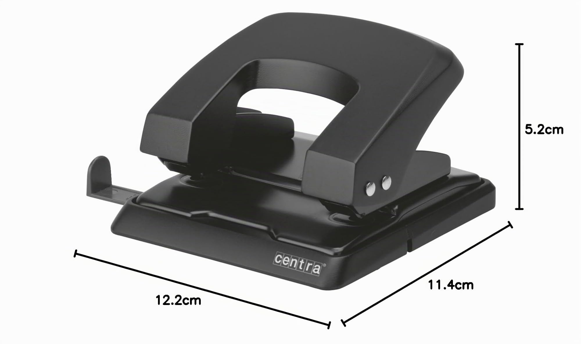 esselte-centra-hp30-perforatore-2-fori-nero-fino-a-30-fogli image 2