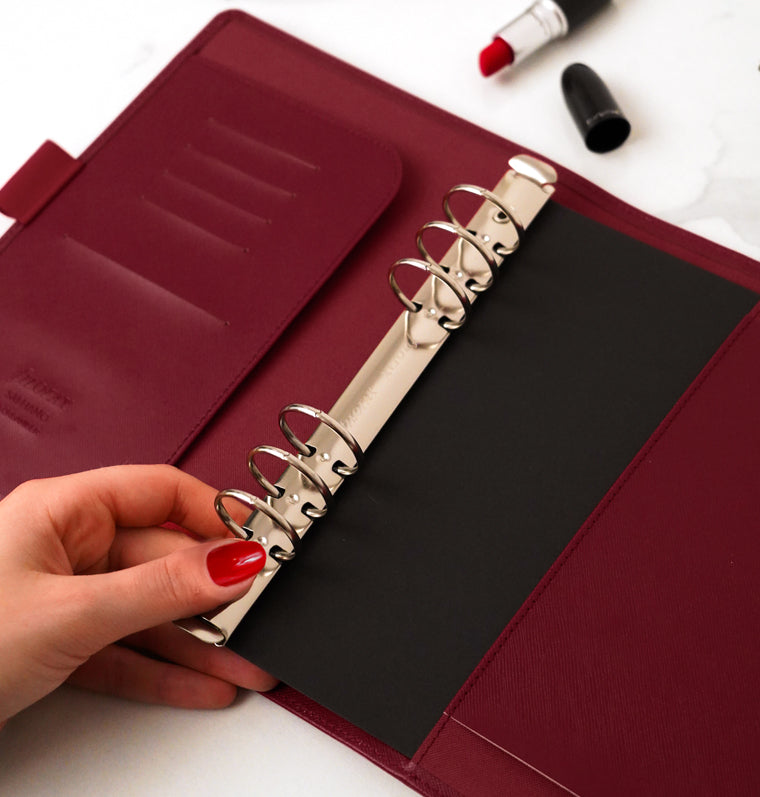 filofax-saffiano-organiser-a5-modulare-con-anelli-removibili image 7