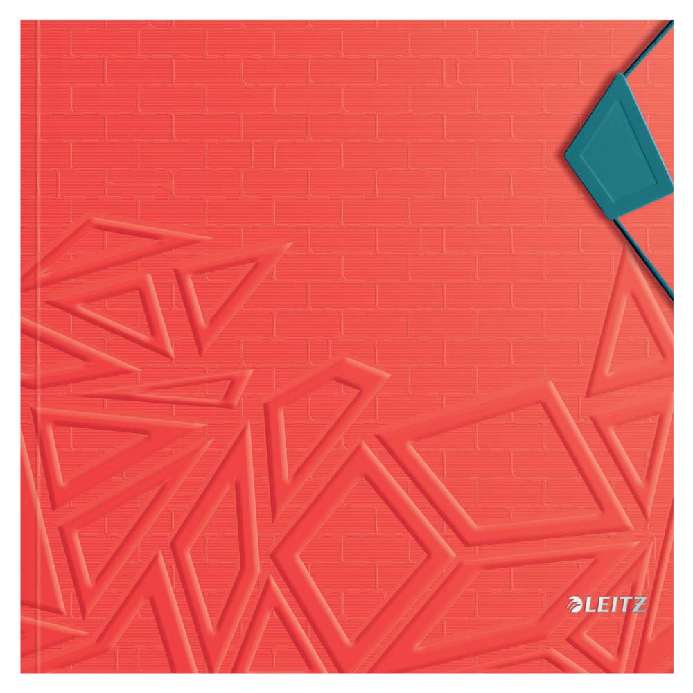 leitz-urban-chic-cartella-a-3-lembi-a4-in-polipropilene-rossa-150-fogli-46490020 image 3