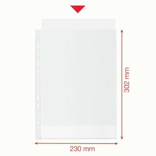 esselte-office-buste-perforate-riciclate-a4-antiriflesso-70-micron-conf-20-pezzi image 8