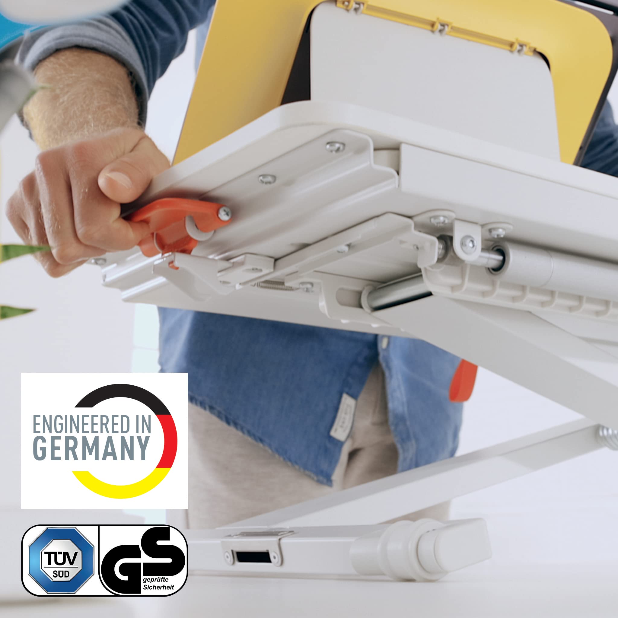 leitz-ergo-cosy-scrivania-salvaspazio-regolabile-80-x-42-cm-bianco-grigio image 5