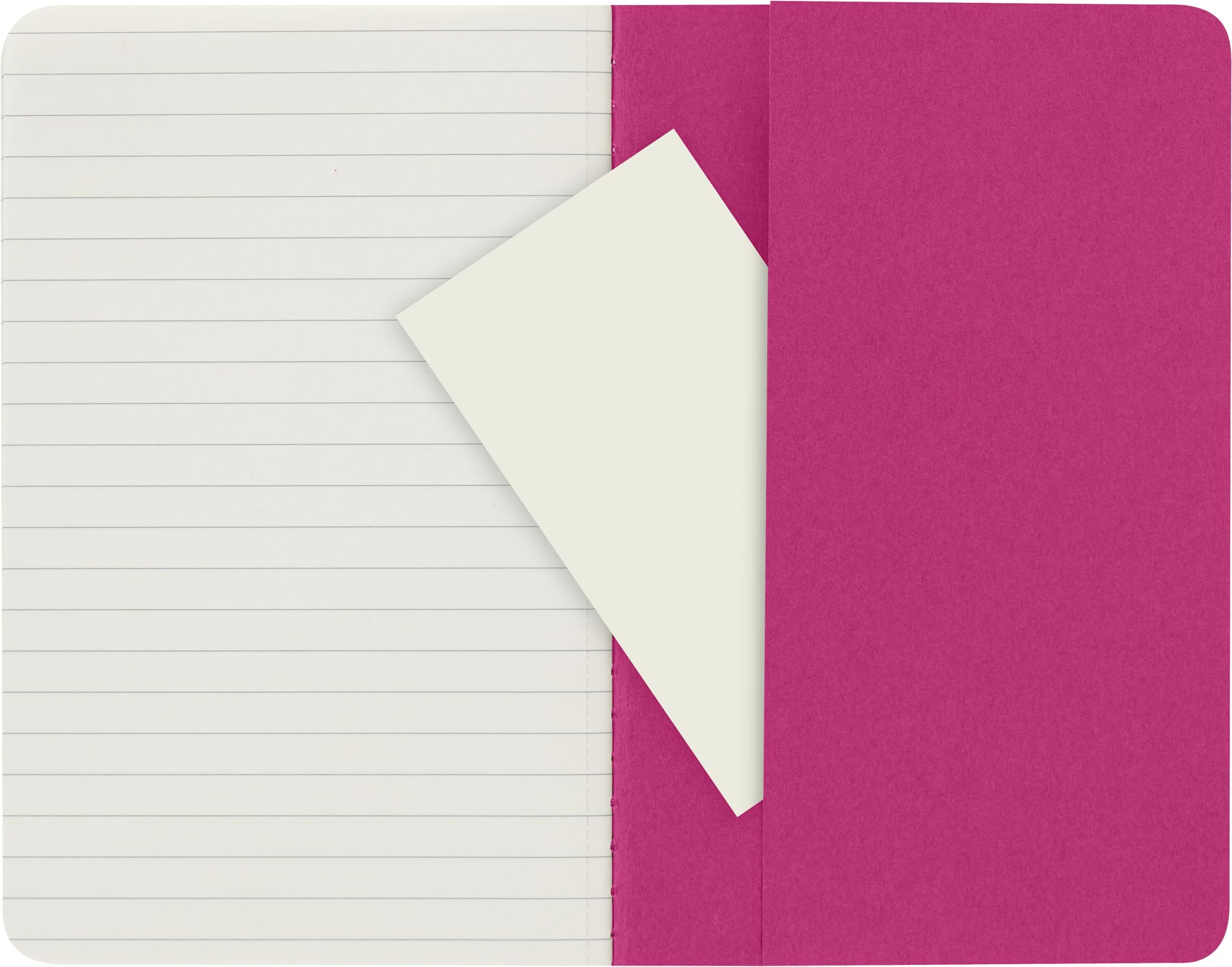 moleskine-cahier-journal-pocket-9x14-rosa-cinetico-pagine-bianche-x3 image 6