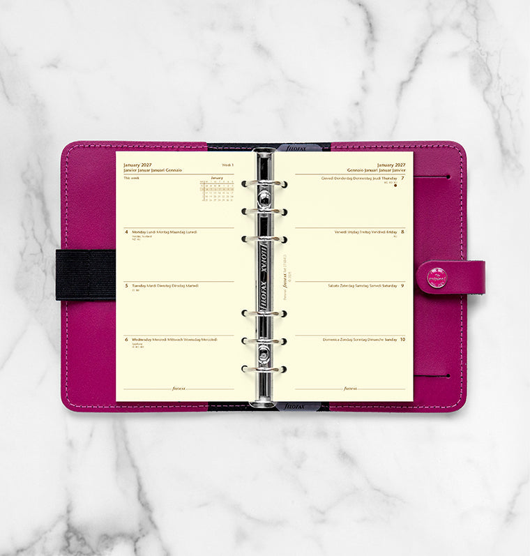 filofax-calendario-1-settimana-su-2-pagine-personal-crema-2027-multilingua image 3