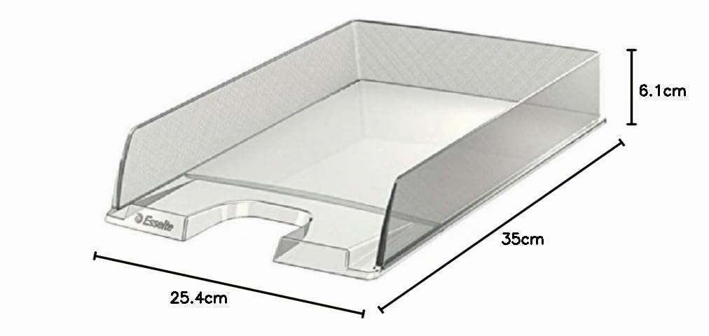 esselte-europost-vaschetta-portacorrispondenza-a4-trasparente-polistirene image 2