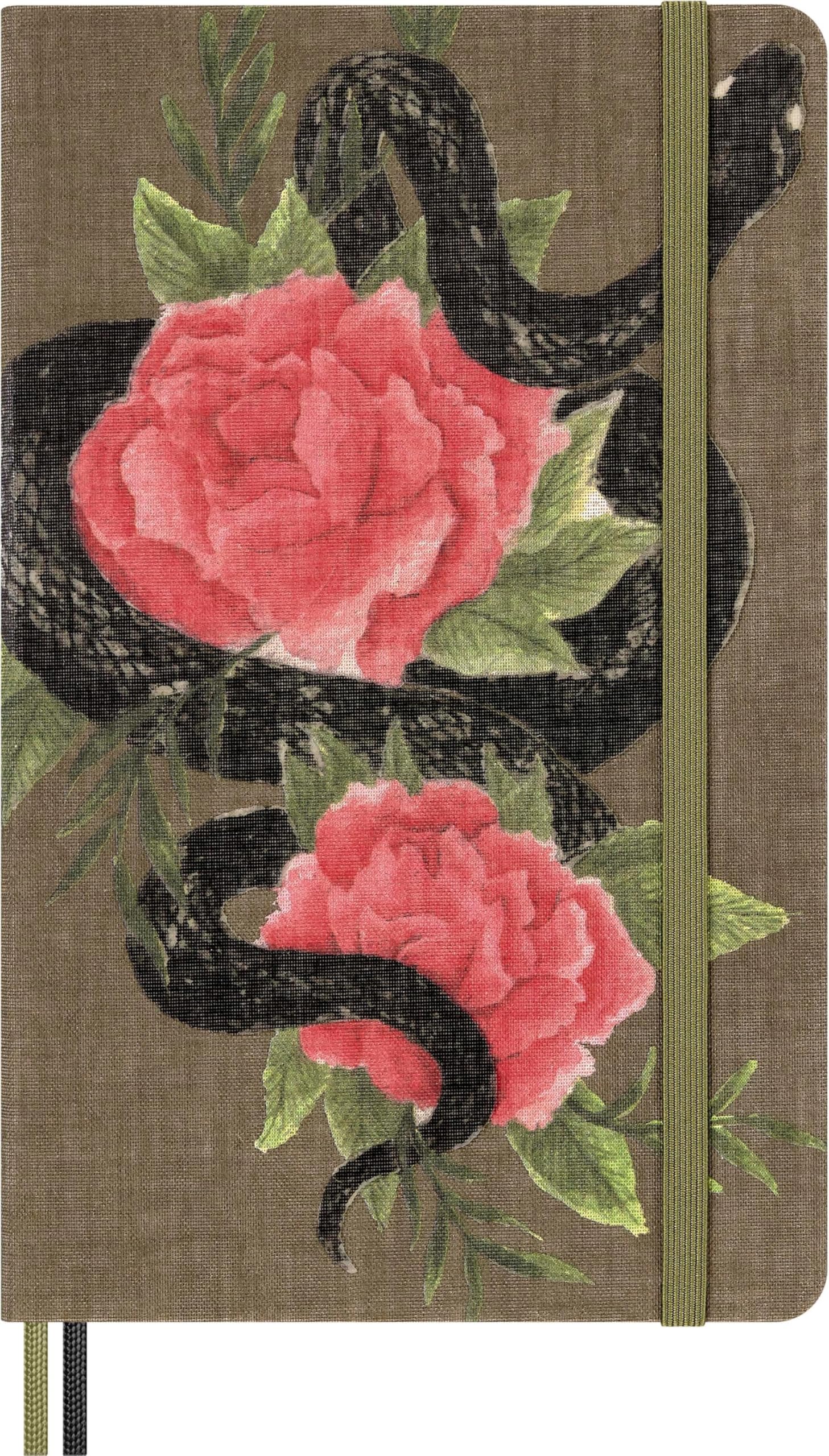 moleskine-anno-del-serpente-taccuino-large-13x21-cm-righe-design-foglie-copertin image 8