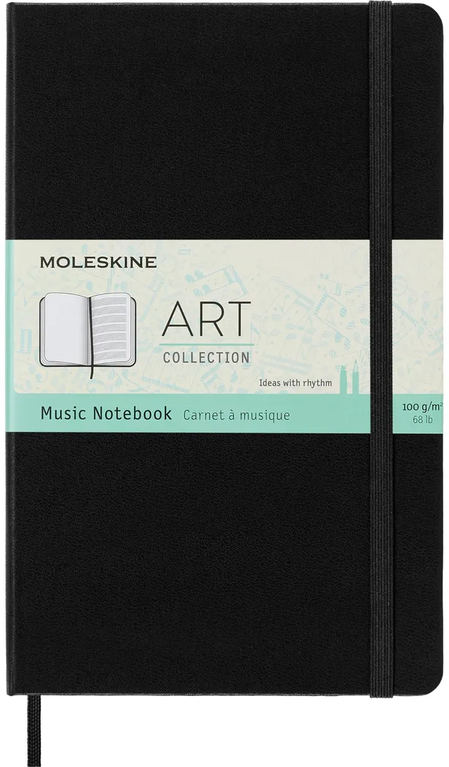 moleskine-music-taccuino-copertina-rigida-nero-spartiti image 1