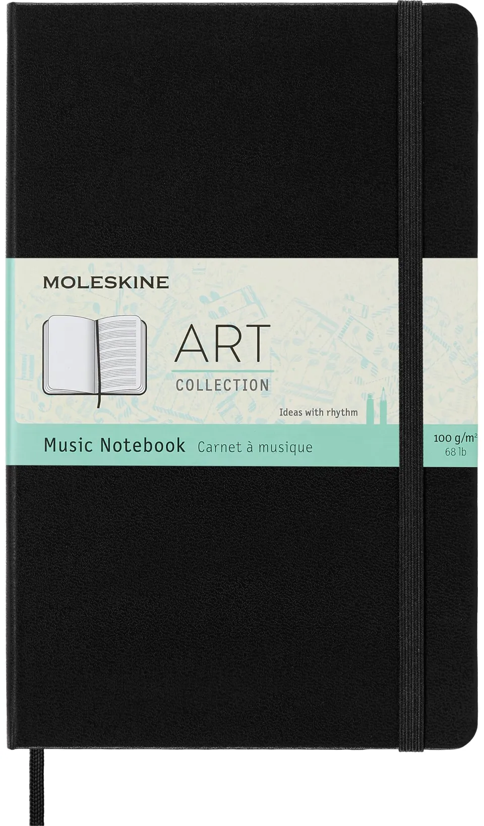 moleskine-music-taccuino-copertina-rigida-nero-spartiti image 1