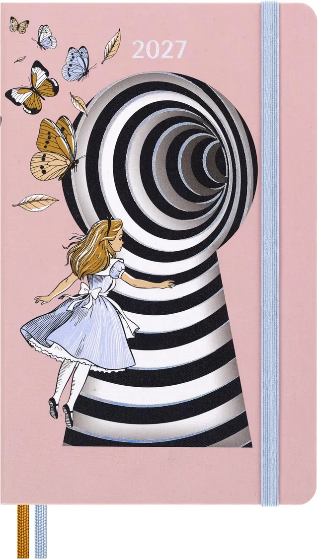 moleskine-agenda-settimanale-2027-alice-nel-paese-delle-meraviglie-large-13x21-c image 1