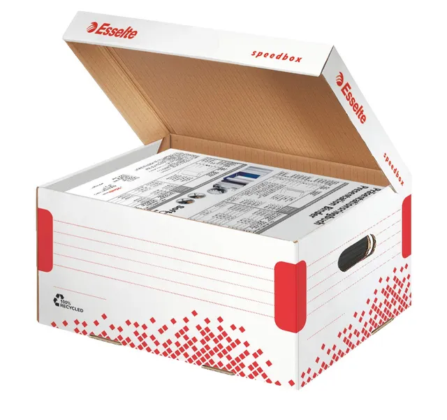 esselte-speedbox-scatola-archivio-a4-con-coperchio-bianco-623911 image 1