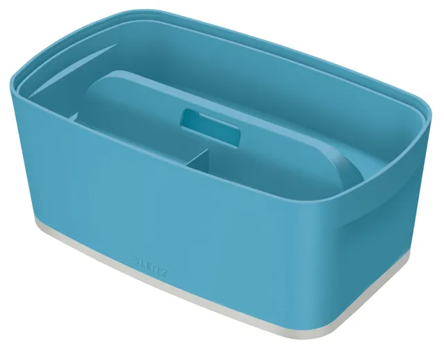 leitz-mybox-cosy-contenitore-small-con-coperchio-vassoio-organizer-blu-calmo image 1