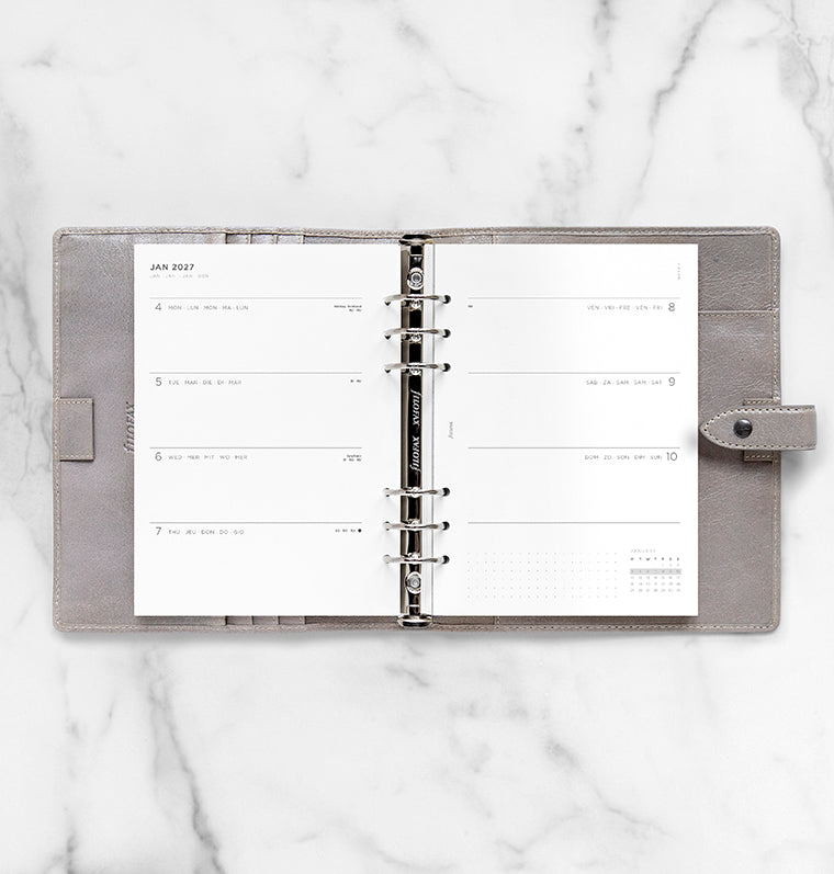 filofax-diario-settimanale-minimal-a5-multilingua-2027 image 3
