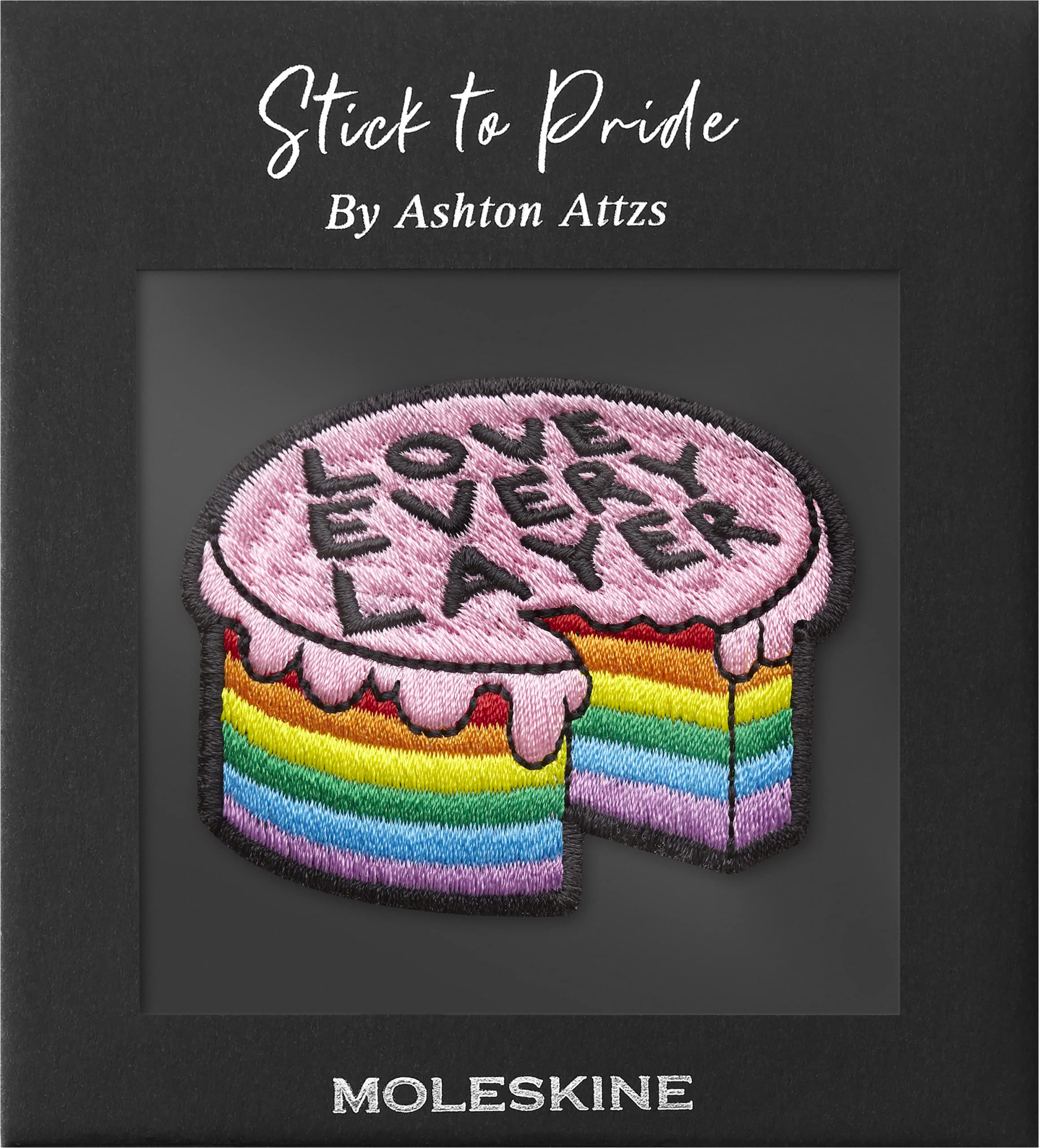 moleskine-patch-adesivo-pride-cake-love-every-layer-5x5-cm image 1