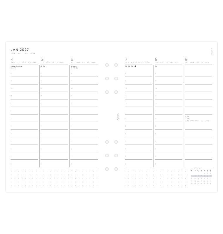 filofax-minimal-diario-settimanale-verticale-a5-2027 image 4