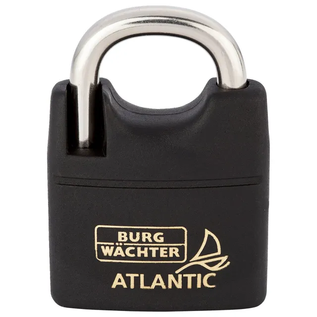 burg-w-chter-217-f-40-ni-lucchetto-in-ottone-nero-40mm image 1