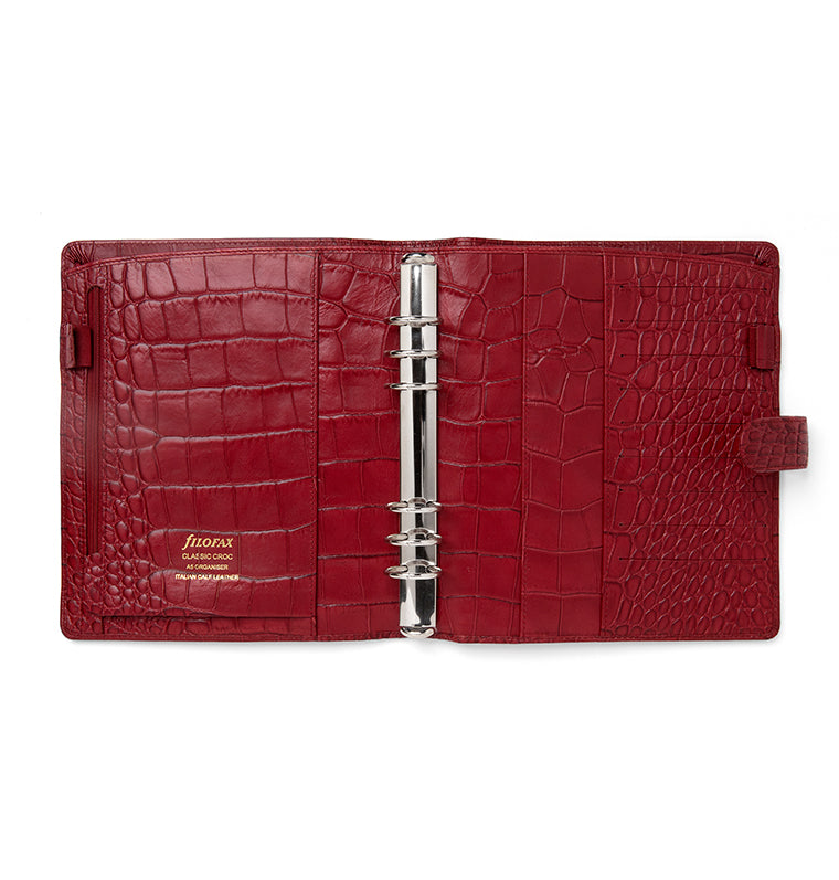filofax-classic-croc-organiser-a5-pelle-di-vitello-italiana image 3