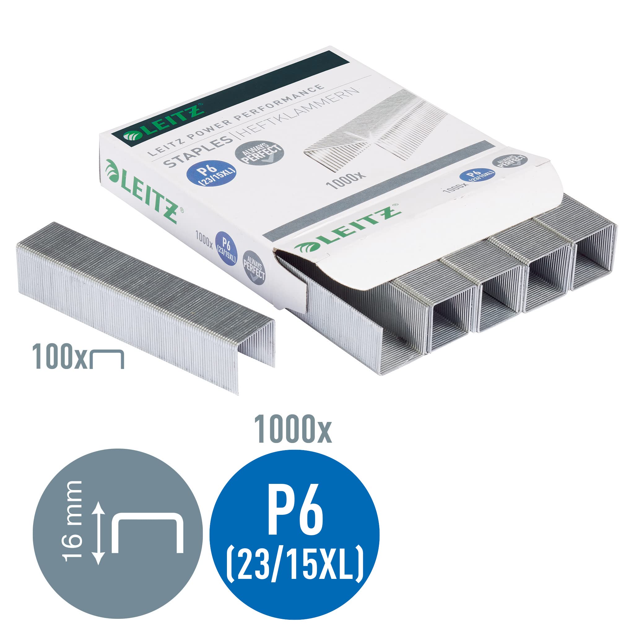 leitz-punti-power-performance-p6-23-15xl-acciaio-1000-punti-55790000 image 3