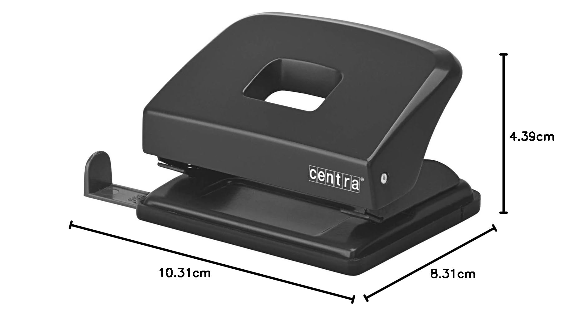 esselte-centra-hp20-perforatore-2-fori-20-fogli-nero-623675 image 2
