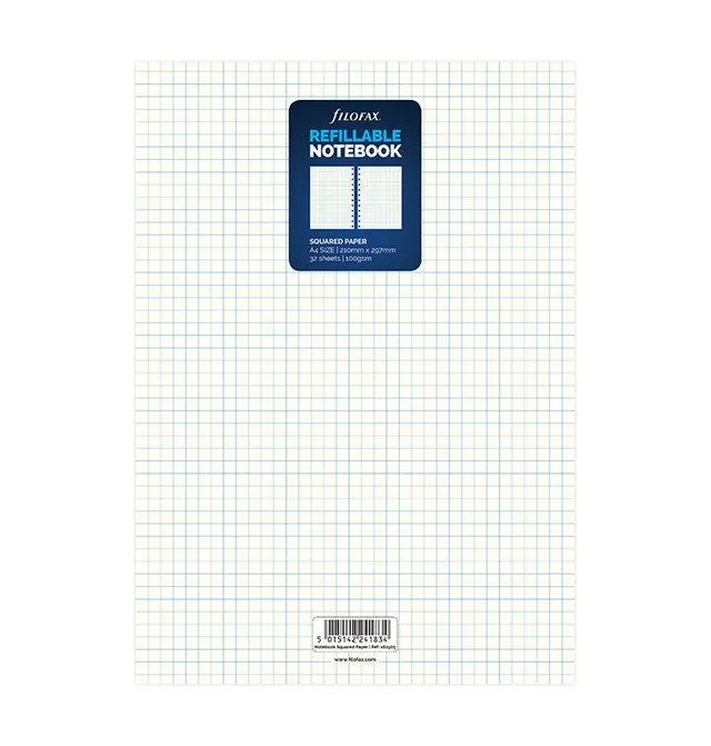 filofax-notebook-refill-fogli-a-quadretti-a4 image 1