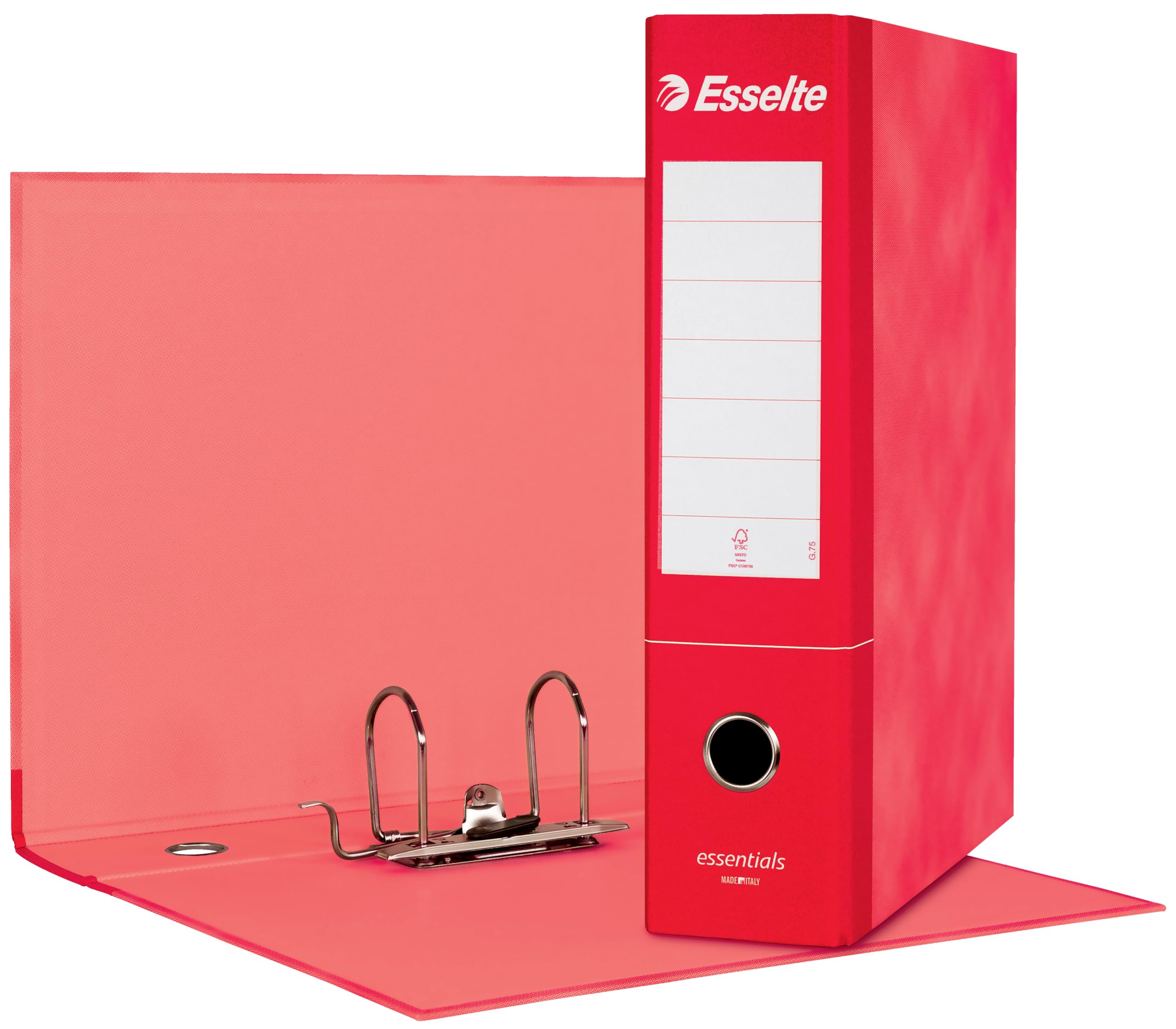 esselte-essentials-g75-registratori-a-leva-protocollo-23x33-dorso-8-cm-rossi-6-p image 3