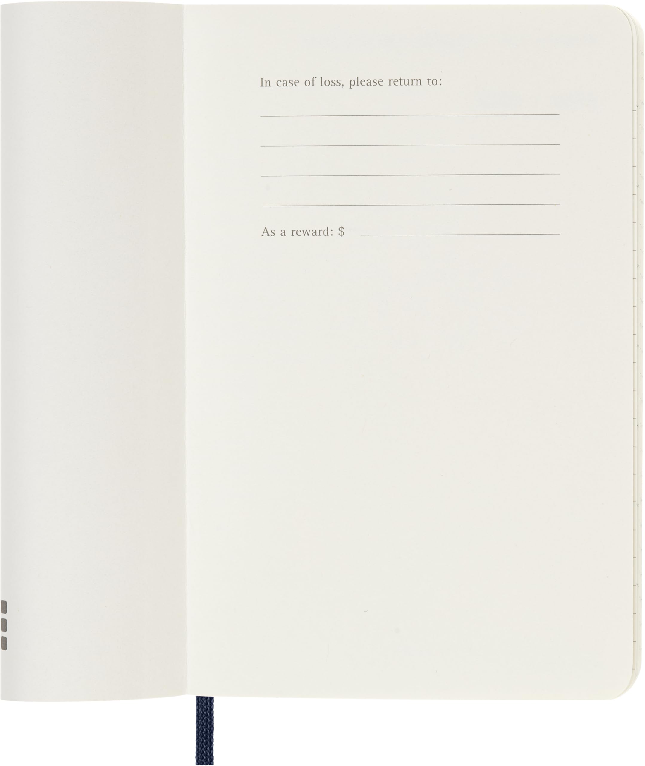 moleskine-agenda-giornaliera-2027-pocket-9x14-cm-copertina-morbida-blu-zaffiro image 2