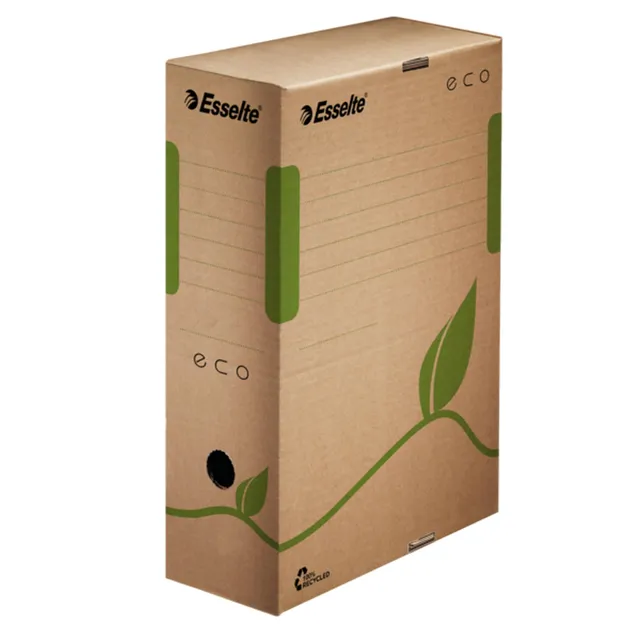 esselte-ecobox-scatola-archivio-a4-dorso-10-cm-marrone-25-pezzi image 1