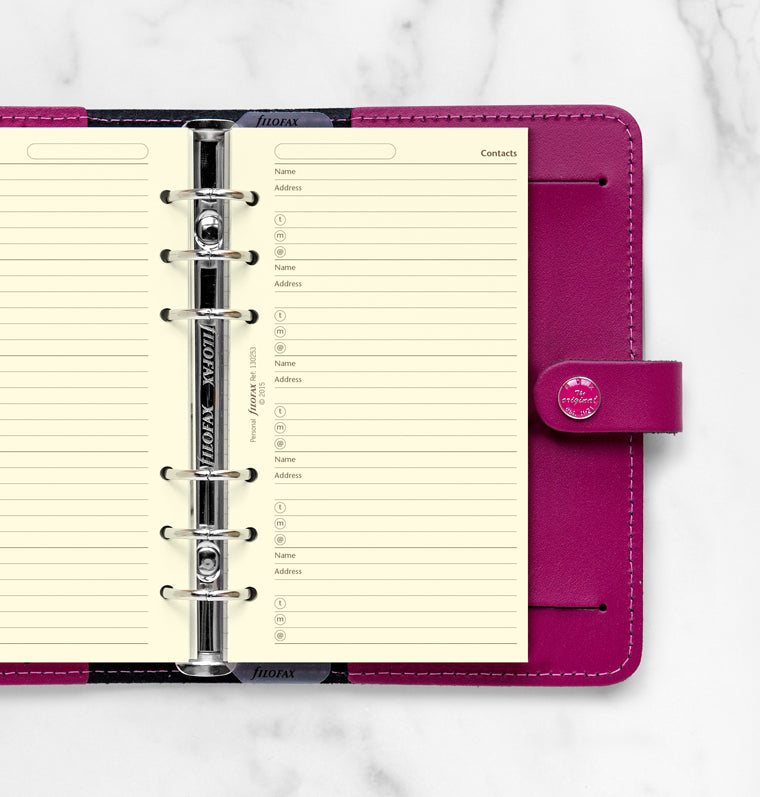 filofax-rubrica-completa-crema-personal-20-fogli image 2