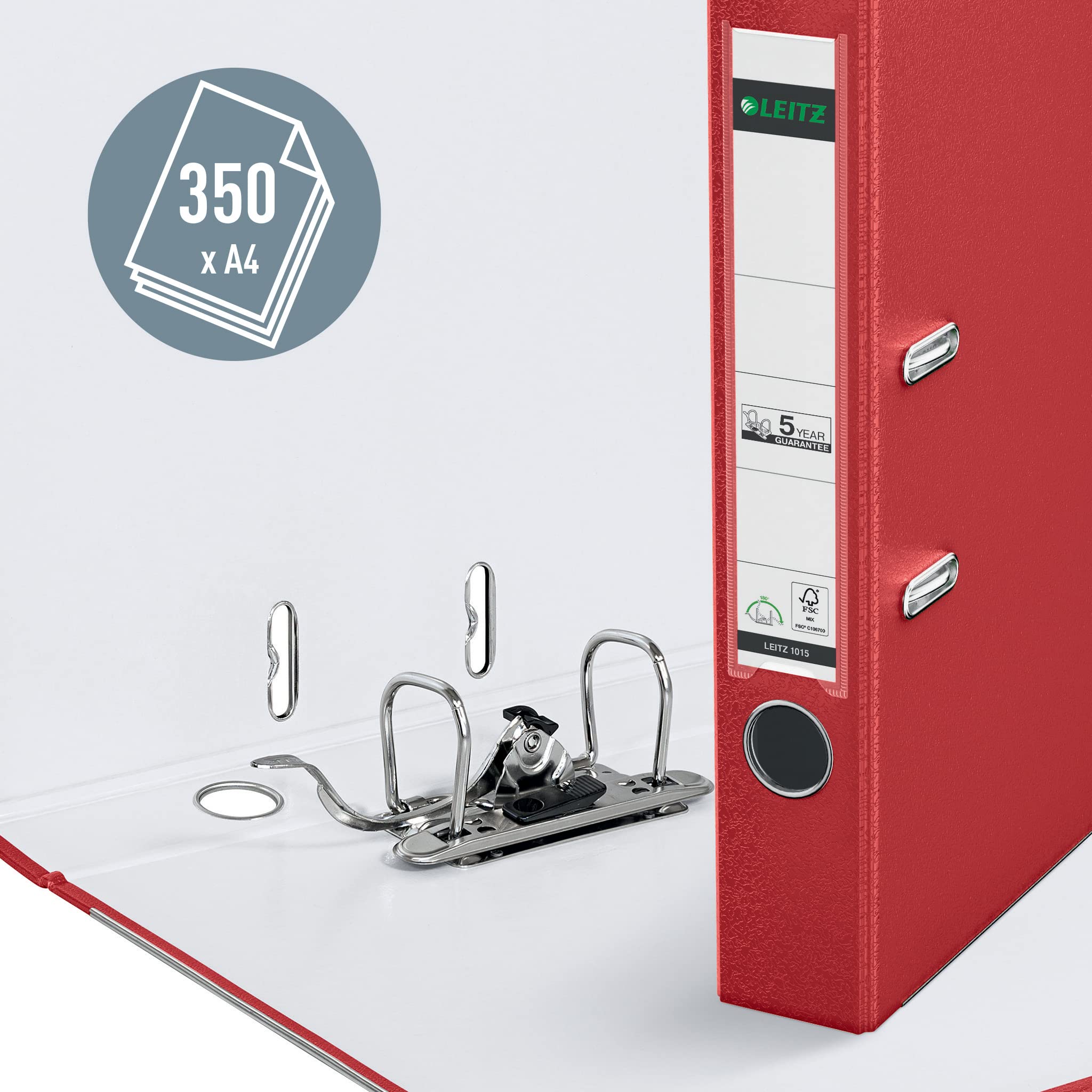 leitz-180-registratore-a-leva-a4-dorso-52-mm-rosso-10155025 image 3