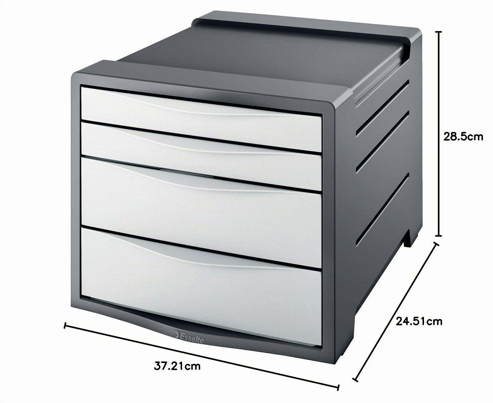 esselte-vivida-cassettiera-4-cassetti-bianco image 2