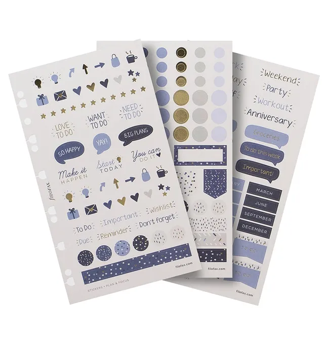 filofax-stickers-collezione-indigo-6-fogli-a5-personal image 1
