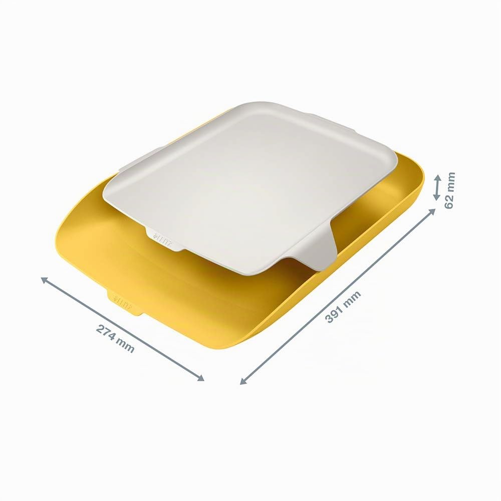 leitz-cosy-vaschetta-portacorrispondenza-a4-giallo-caldo-con-organizer image 4