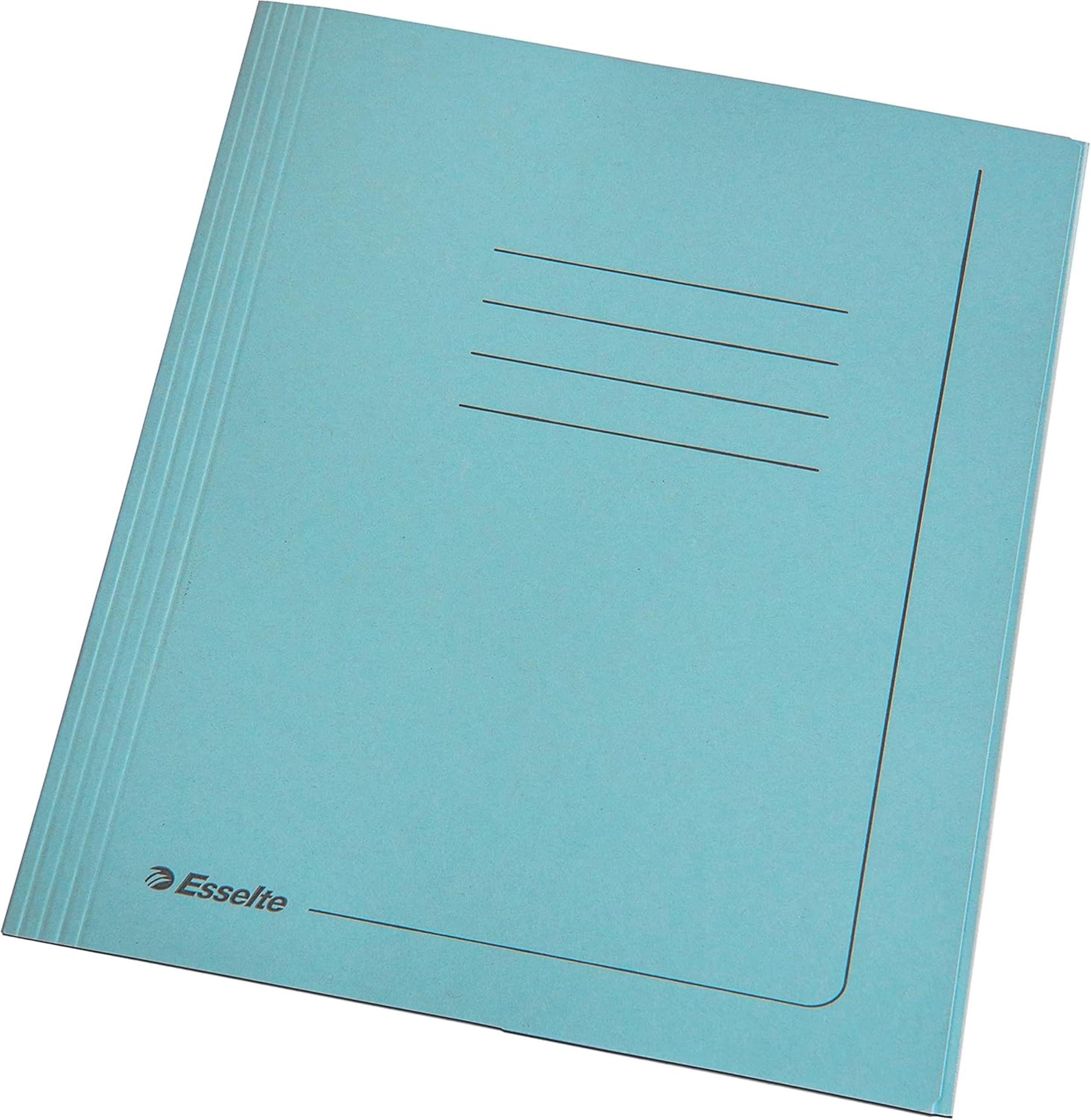 esselte-manilla-cartelline-3-lembi-a4-espandibili-azzurro-25-pezzi image 1