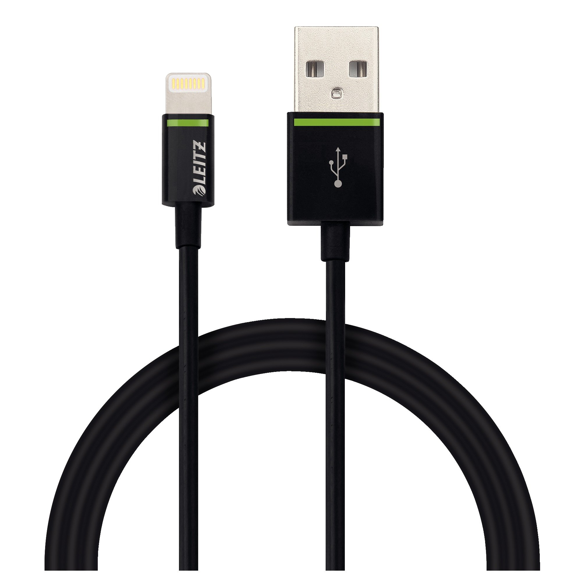 leitz-cavo-spiralato-lightning-usb-1m-nero-62150095 image 7