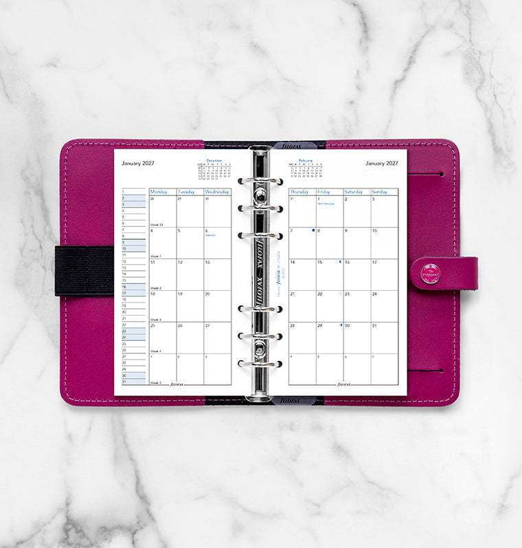 filofax-the-original-refill-calendario-mensile-personal-2027-inglese image 3