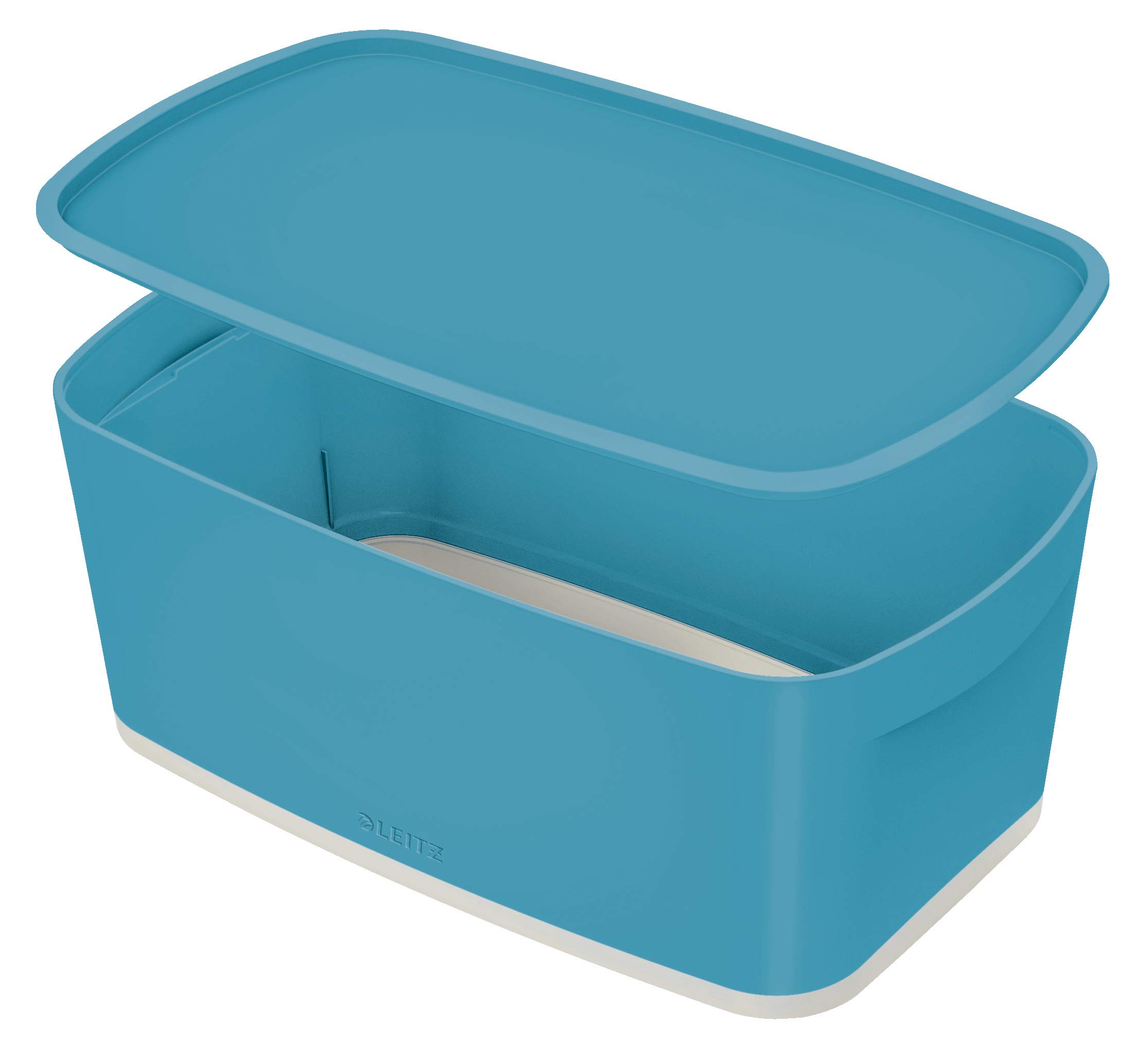 leitz-mybox-cosy-contenitore-small-con-coperchio-vassoio-organizer-blu-calmo image 3
