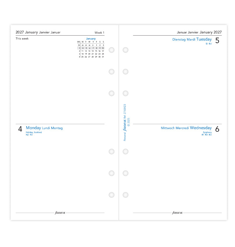 filofax-calendario-2-giorni-per-pagina-personal-multilingua-2027 image 4
