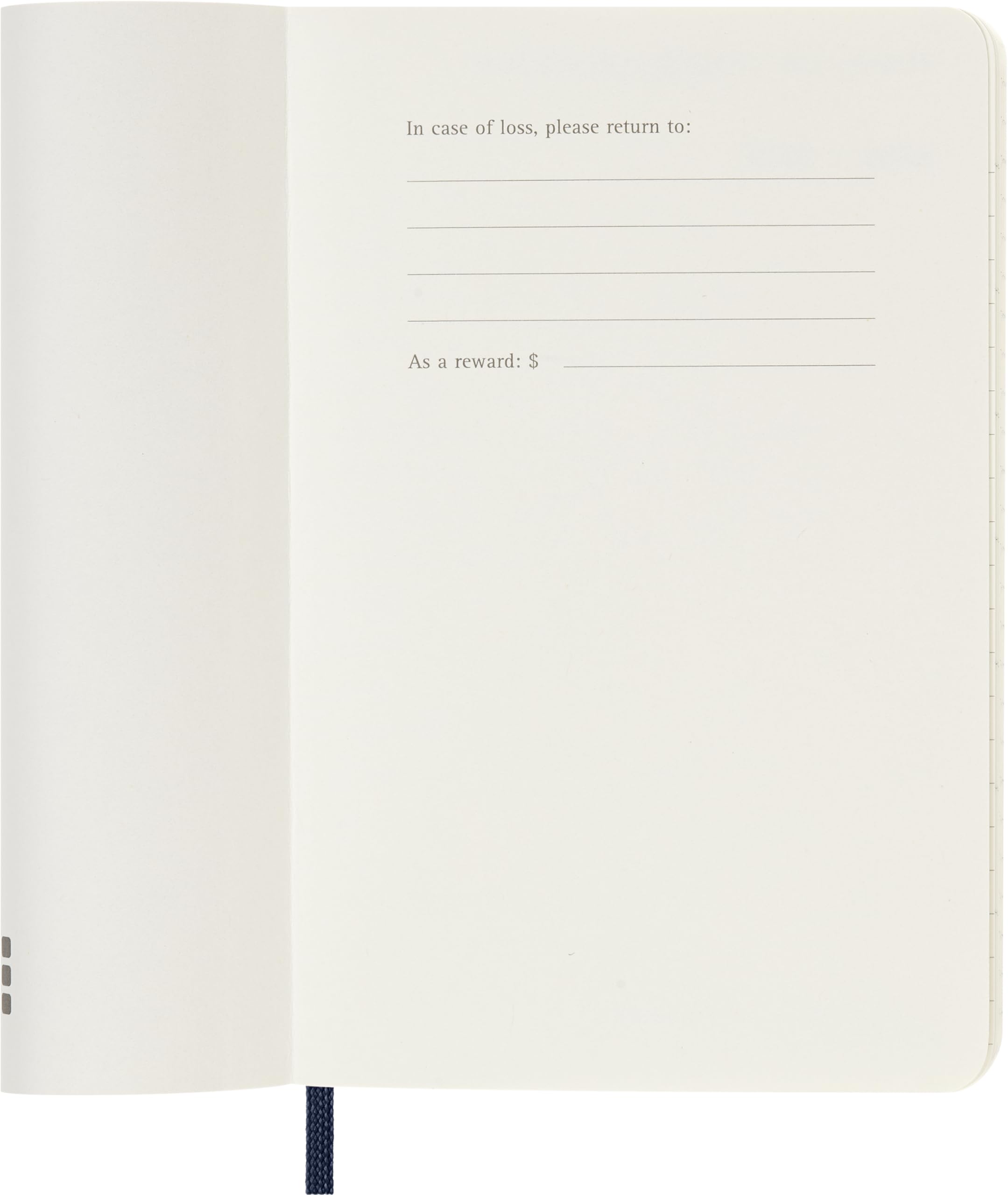 moleskine-agenda-settimanale-2027-pocket-9x14-cm-copertina-morbida-blu-zaffiro image 2