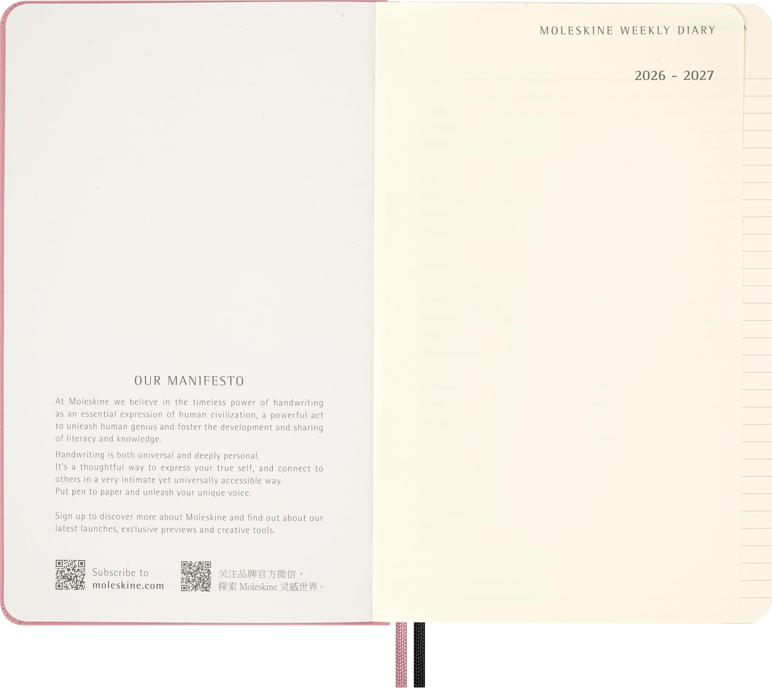moleskine-x-blackpink-agenda-settimanale-18-mesi-2026-2027-large-13x21-cm image 3
