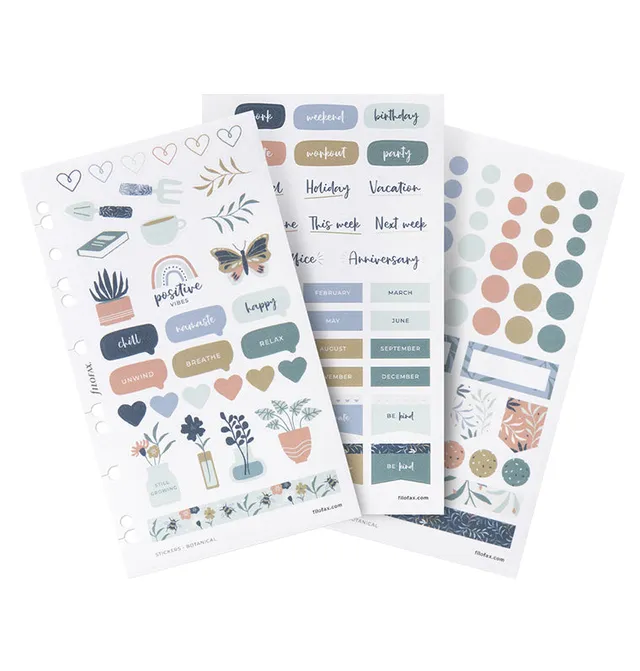 filofax-botanical-stickers-adesivi-per-organiser-a5-e-personal image 1
