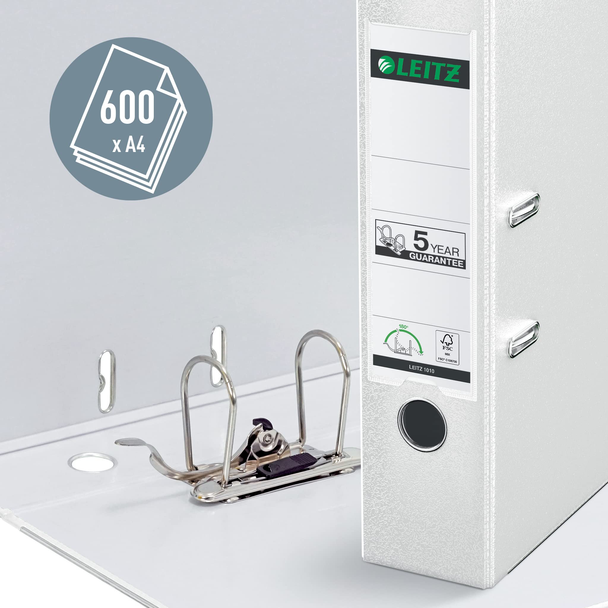 leitz-180-raccoglitore-a-leva-formato-commerciale-dorso-8-2-cm-bianco-10105001 image 3