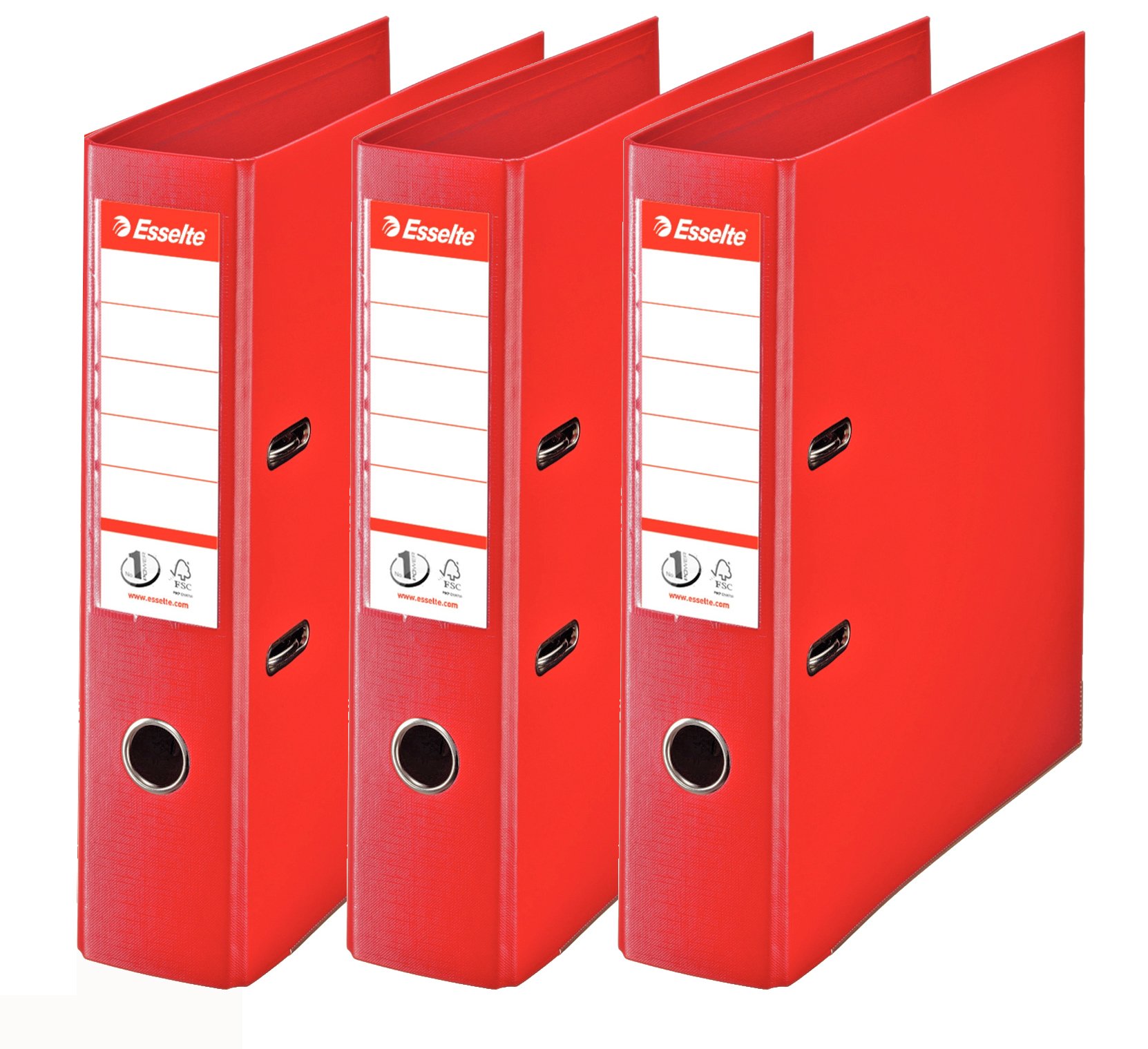 esselte-n-1-power-raccoglitori-a-leva-a4-dorso-75-mm-rosso-3-pezzi image 1