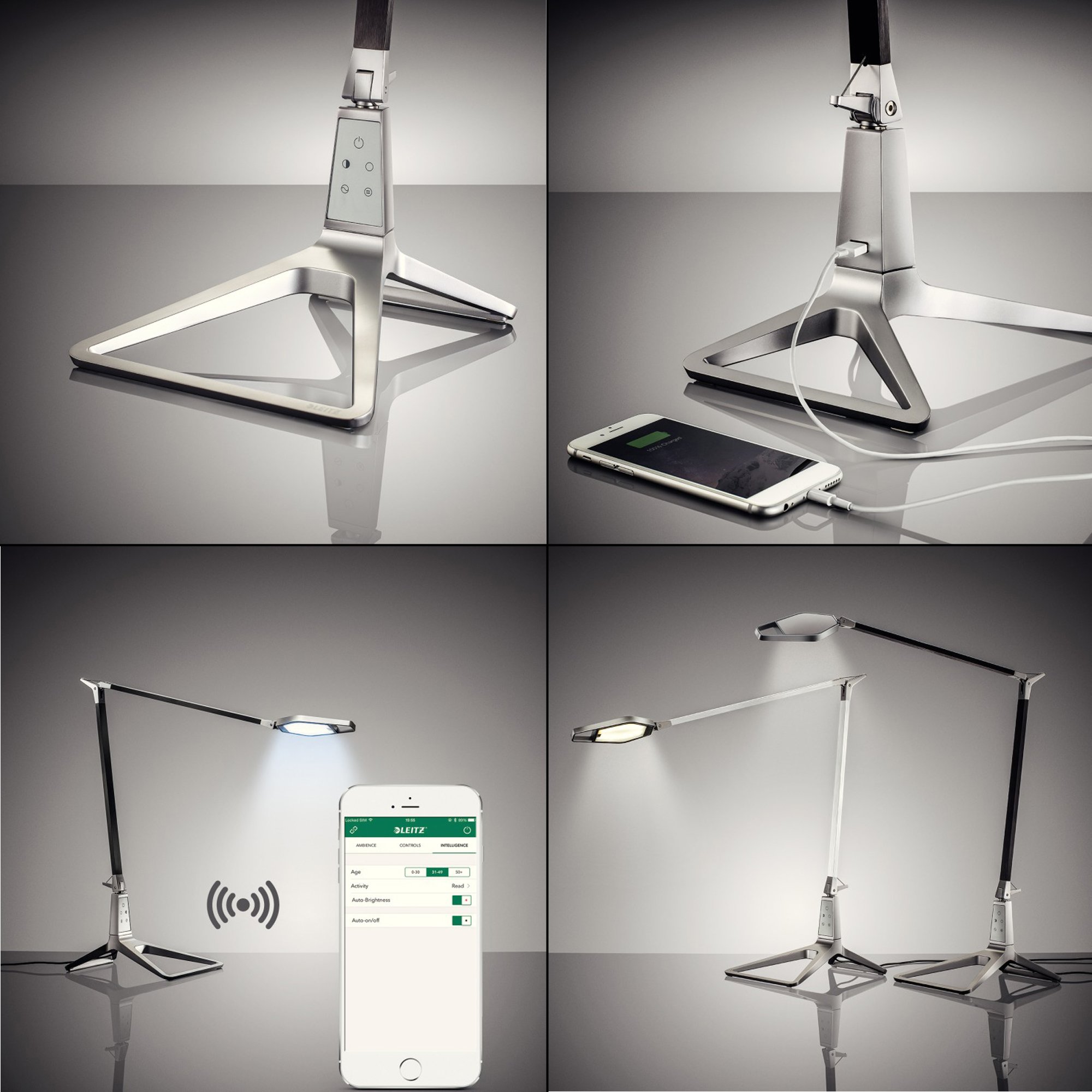 leitz-lampada-da-scrivania-smart-led-con-usb-e-bluetooth-bianca image 3