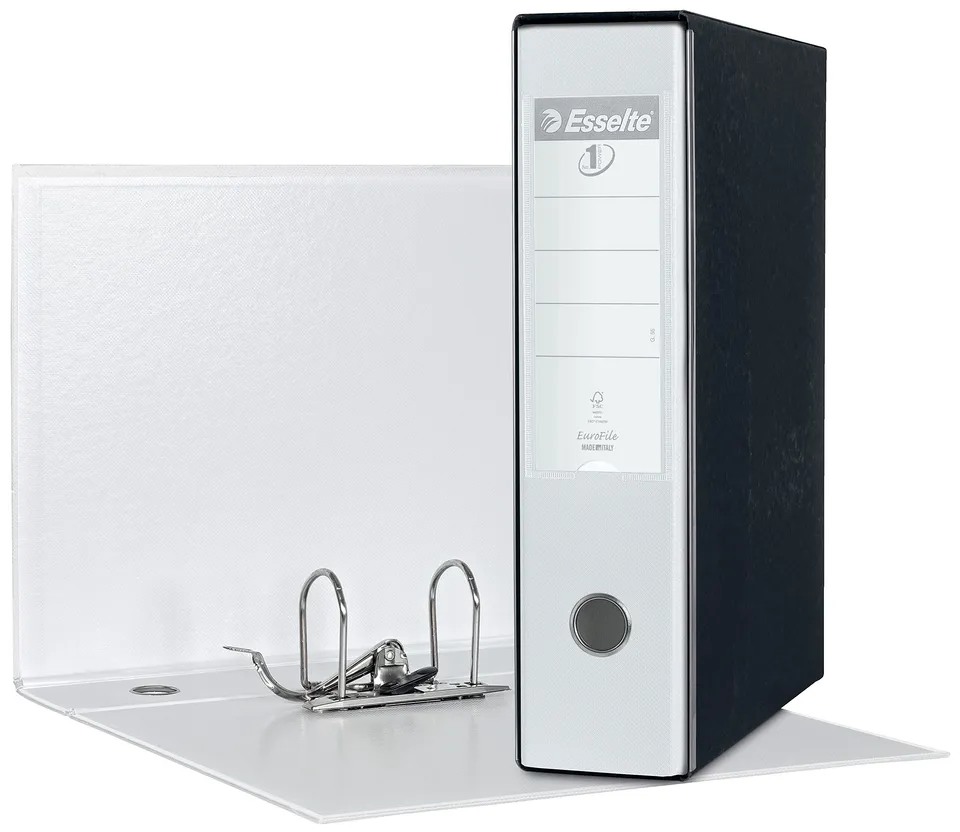 esselte-g55-eurofile-registratore-protocollo-dorso-80-mm-con-custodia-bianco-viv image 1