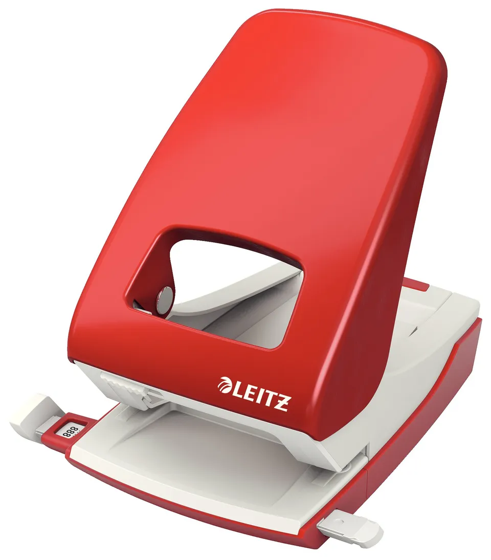 leitz-nexxt-perforatrice-ufficio-2-fori-40-fogli-rosso image 1