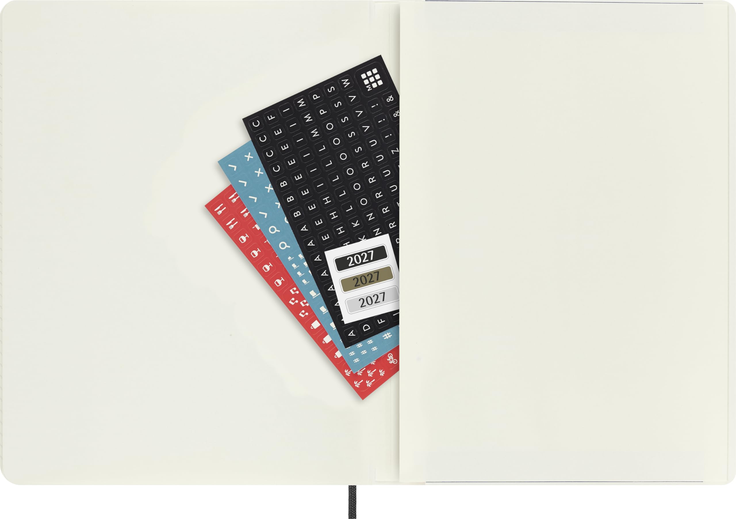 moleskine-agenda-settimanale-2026-2027-18-mesi-xl-19x25-cm-nera-morbida image 5