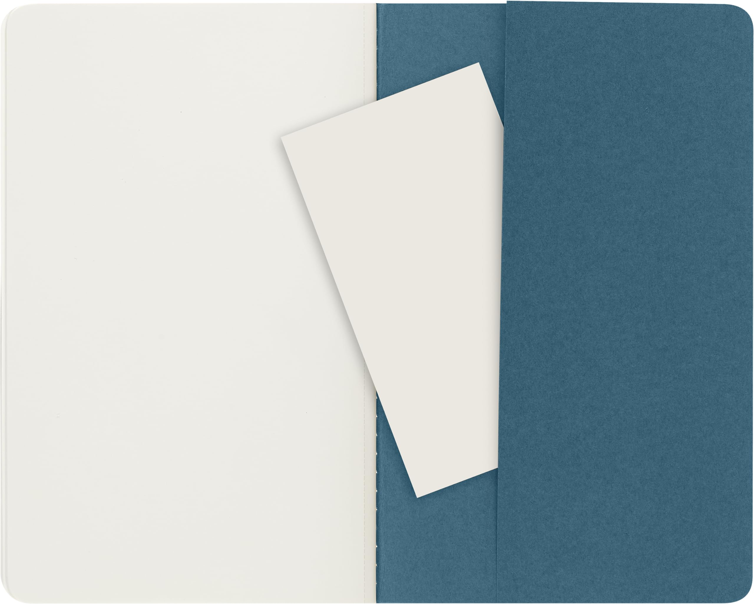moleskine-cahier-journal-set-3-quaderni-large-13x21-cm-blu-pagine-bianche image 5