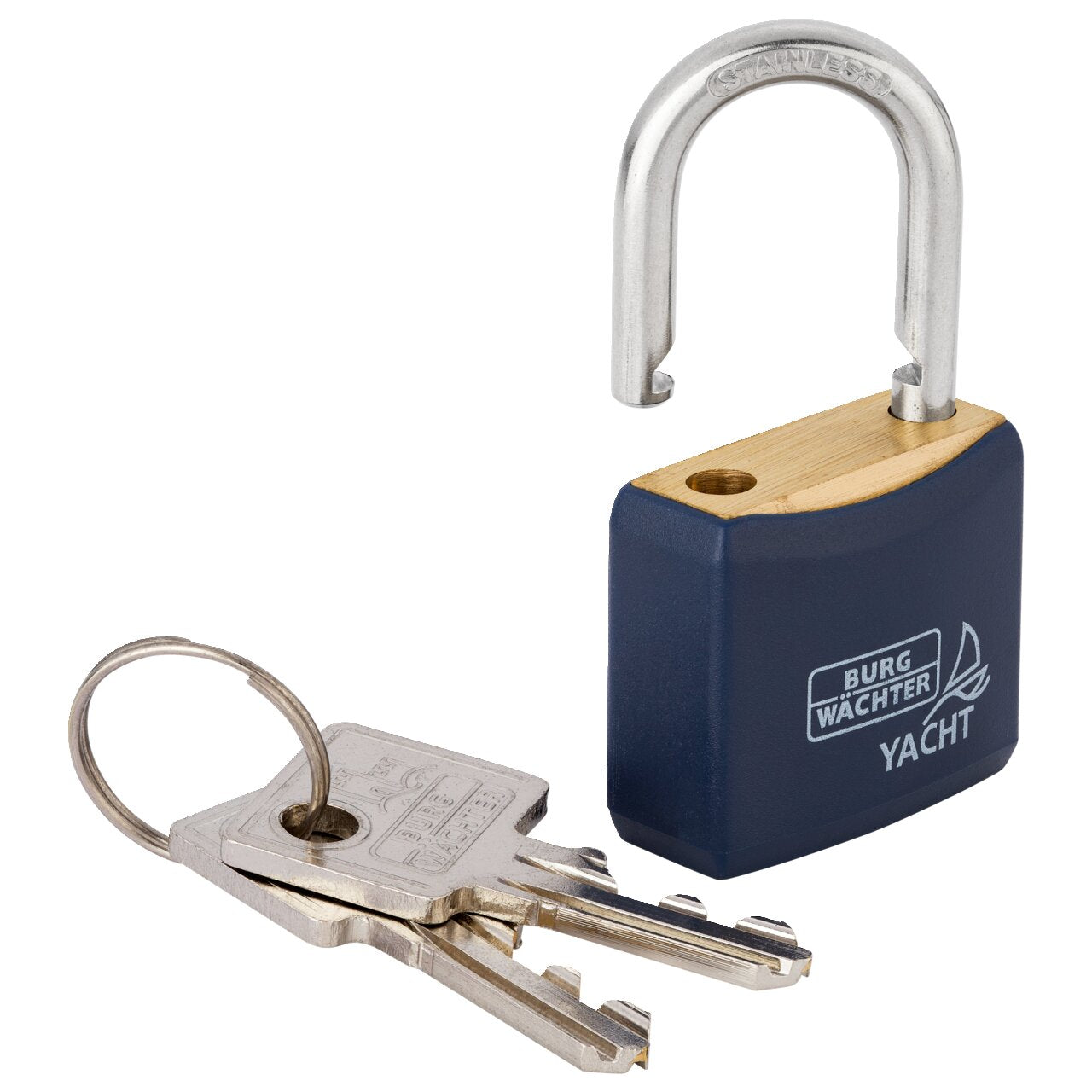 burg-w-chter-460-ni-30-lucchetto-in-ottone-blu-30mm image 8