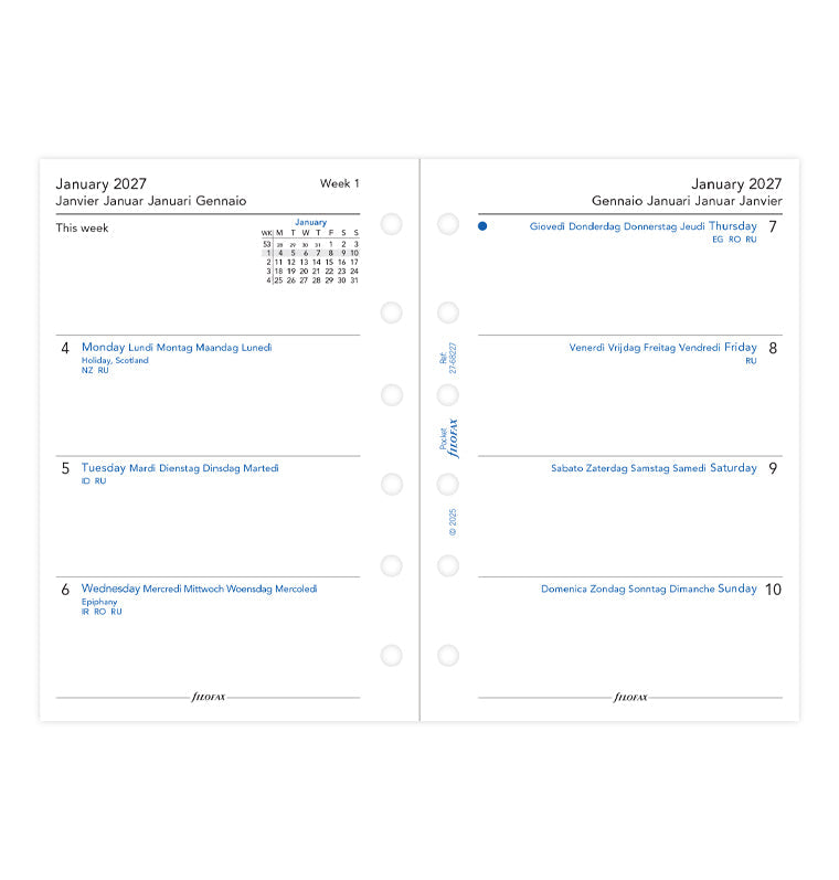 filofax-the-original-ricarica-agenda-pocket-2027-1-settimana-su-2-pagine-multili image 4
